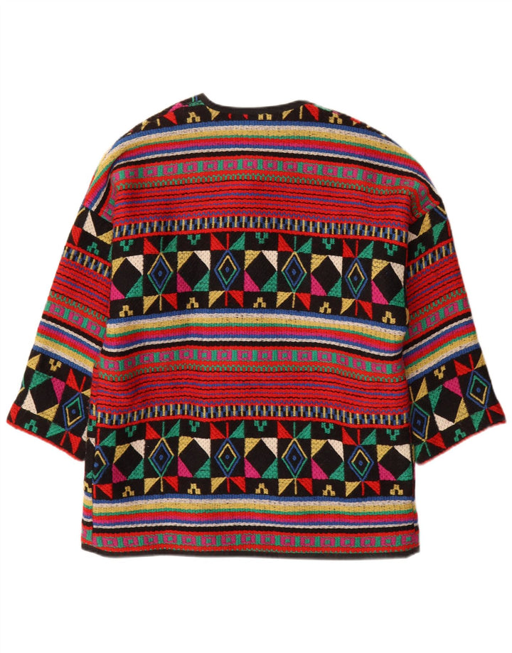 Montgomery oversize da donna vintage IT 44 medio multicolore geometrico
