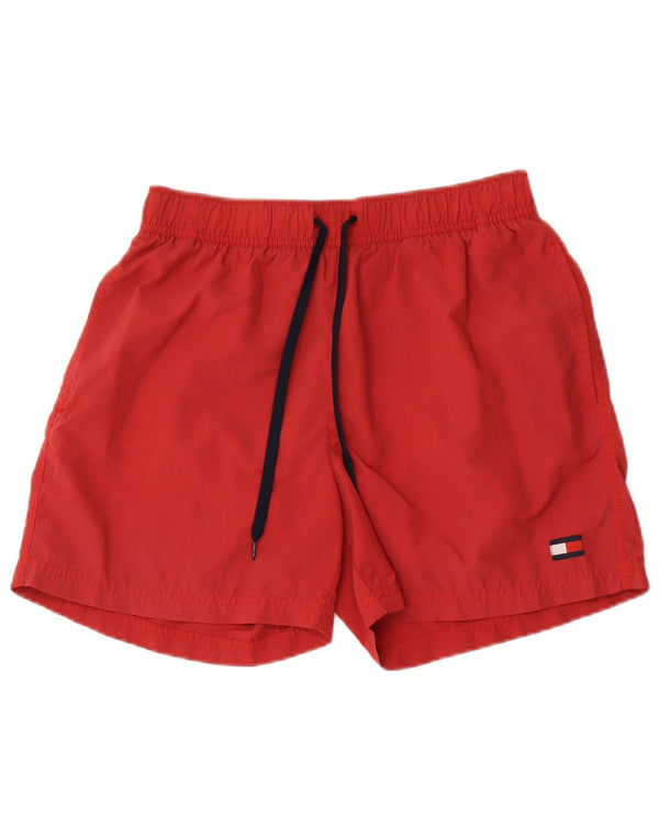 Pantaloncini da bagno slim fit da uomo Tommy Hilfiger Large Red Colourblock