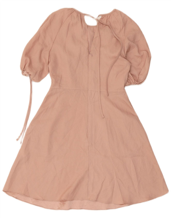 Abito a trapezio da donna Ted Baker taglia 1 XS poliestere rosa