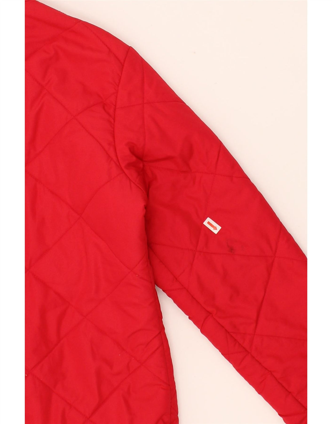 ASICS Girls Padded Jacket 11-12 Years Red Polyester Vintage Asics and Second-Hand Asics from Messina Hembry 