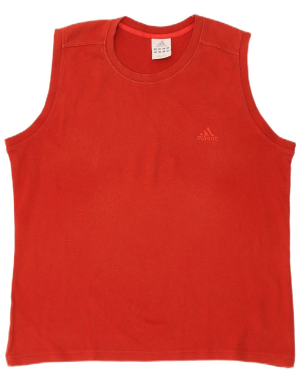 Canotta Adidas Uomo UK 46/48 XL Rosso Cotone