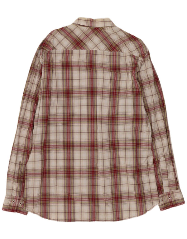 MARLBORO CLASSICS Camicia da uomo vestibilità regolare 3XL in cotone a quadri multicolore