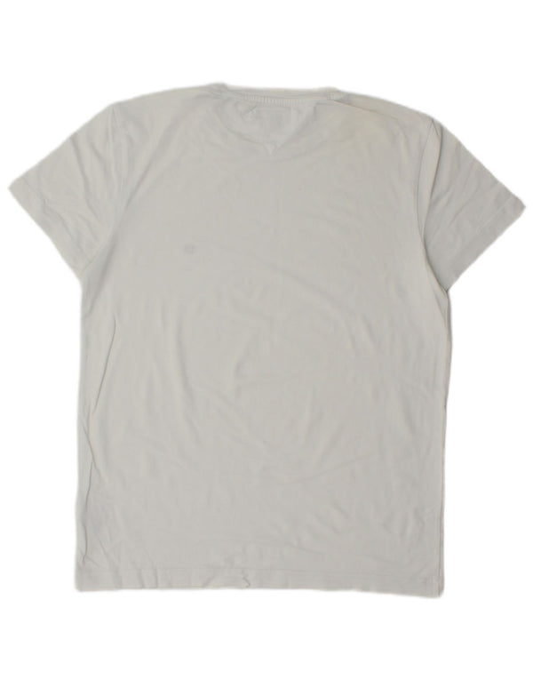 T-shirt da uomo Tommy Hilfiger Top in cotone bianco medio