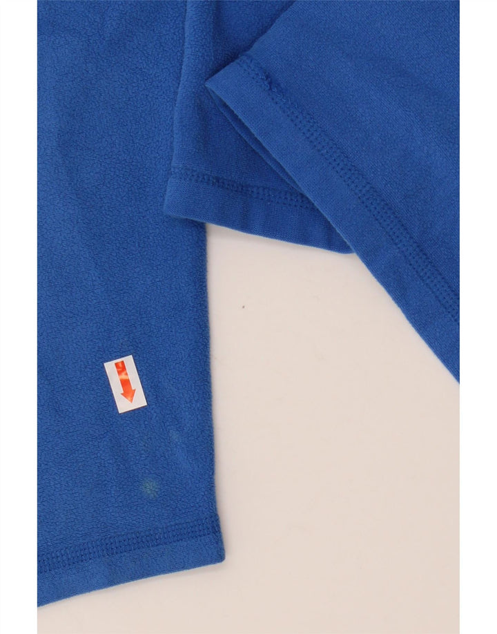 THE NORTH FACE Maglione in pile da uomo con zip e collo XL poliestere blu