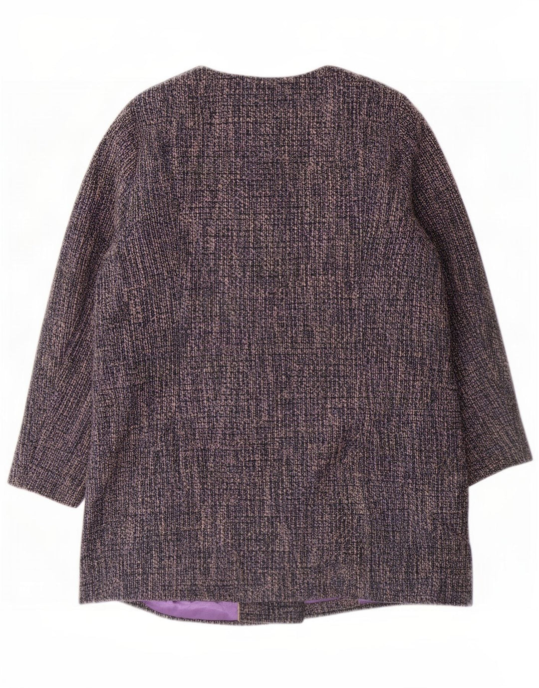 Soprabito classico da donna Marks & Spencer UK 18 XL poliestere screziato blu