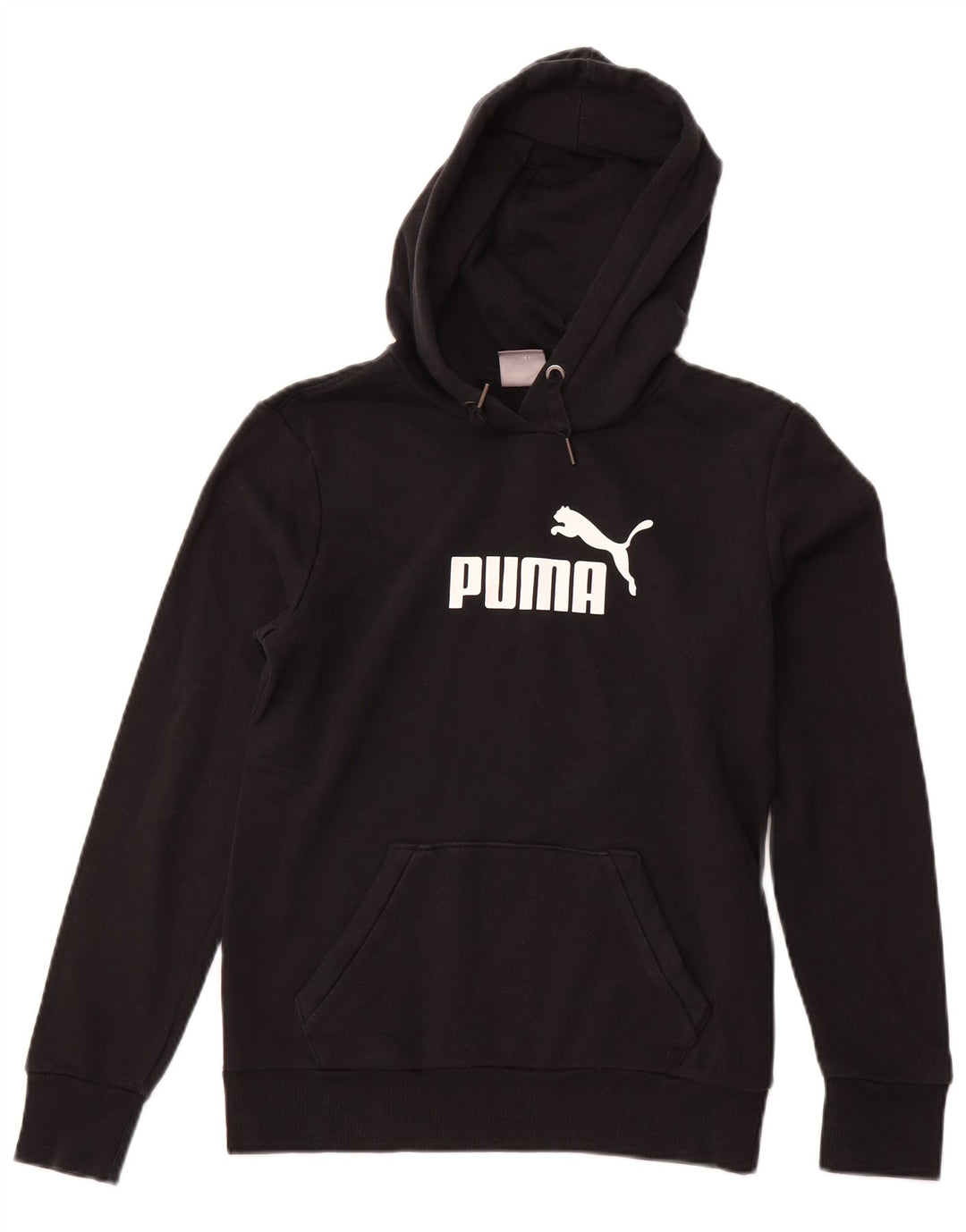 Felpa con cappuccio grafica da donna PUMA UK 12 cotone nero medio