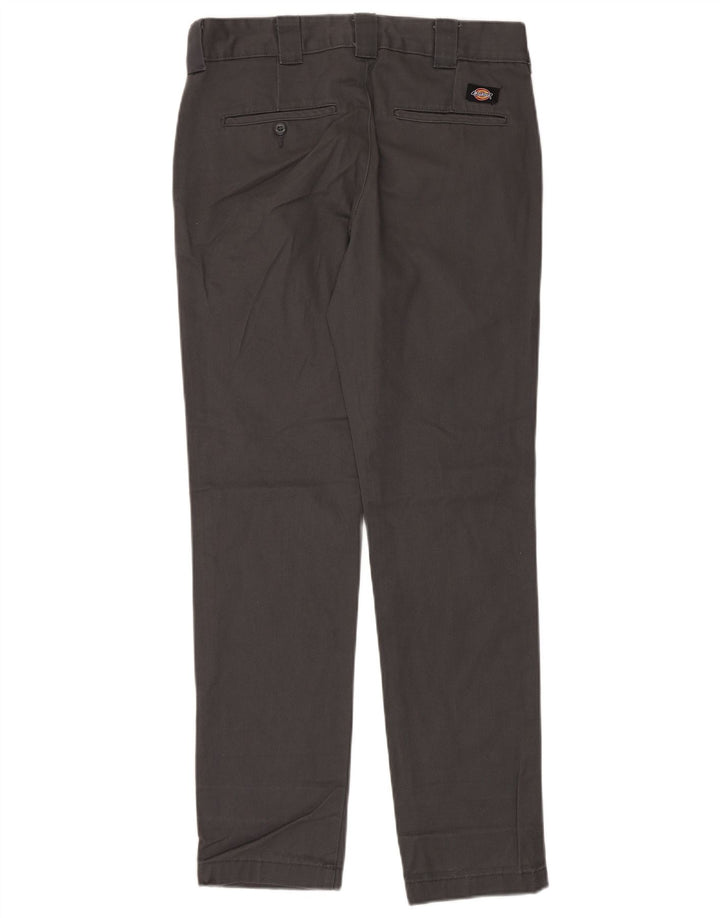 Pantaloni chino slim fit da uomo Dickies W30 L32 poliestere grigio