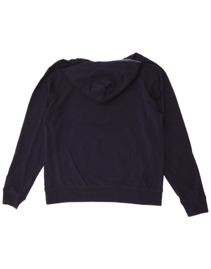 Maglione con cappuccio autografo da uomo Marks & Spencer grande blu navy
