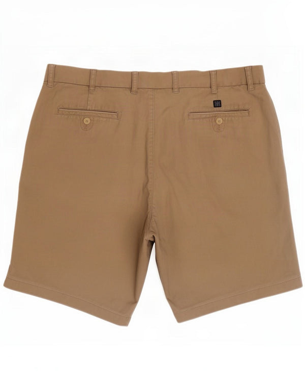 Pantaloncini chino da uomo Marks & Spencer W40 XL in cotone beige