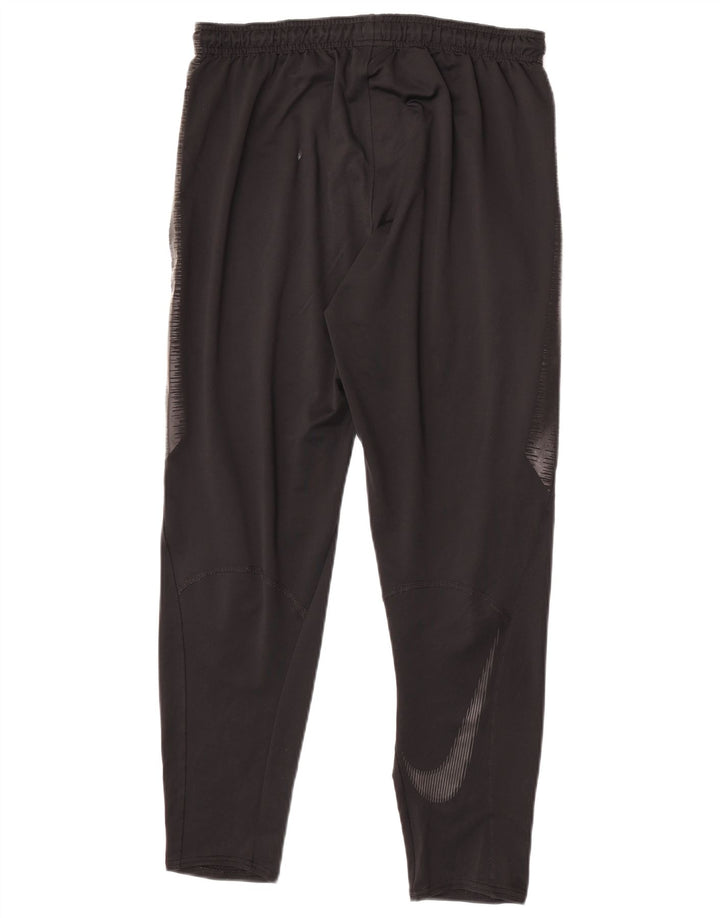 Pantaloni da tuta Nike Dri Fit da uomo, poliestere color block medio nero