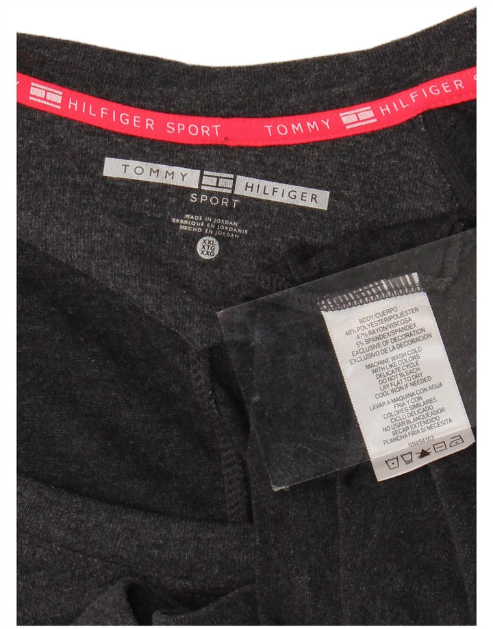 Top manica lunga da donna Tommy Hilfiger UK 20 2XL poliestere grigio