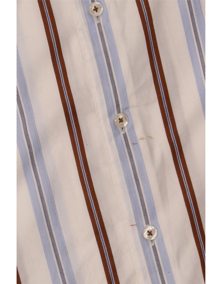 PIERRE CARDIN Camicia a maniche corte da uomo a righe medie multicolore