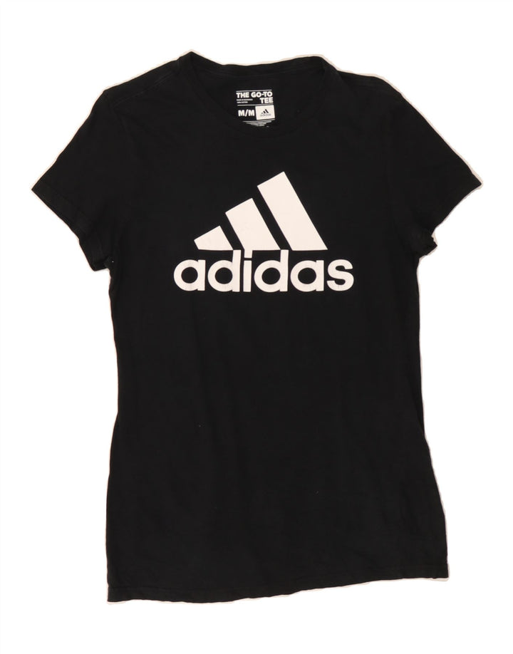 NIKE Womens Graphic T-Shirt Top UK 12 Medium Black Cotton Vintage Nike and Second-Hand Nike from Messina Hembry 