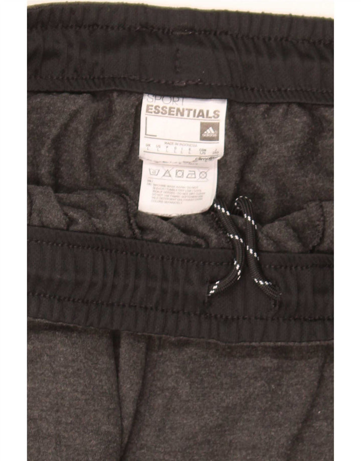 Pantaloncini sportivi Adidas Climalite da uomo di grandi dimensioni in cotone grigio