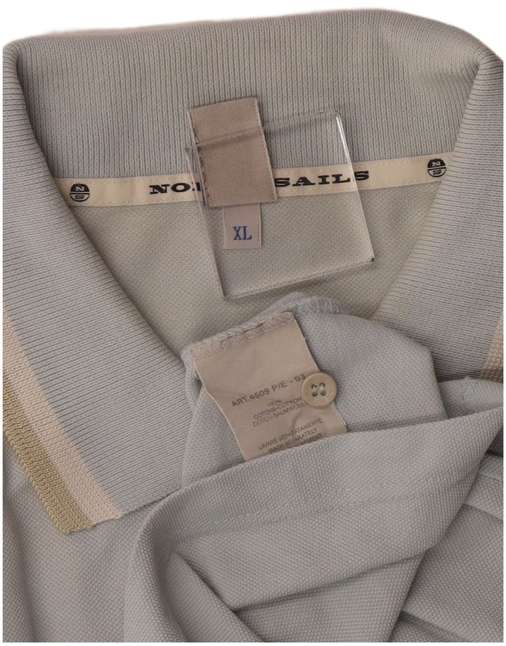 Polo da uomo North Sails XL in cotone blu