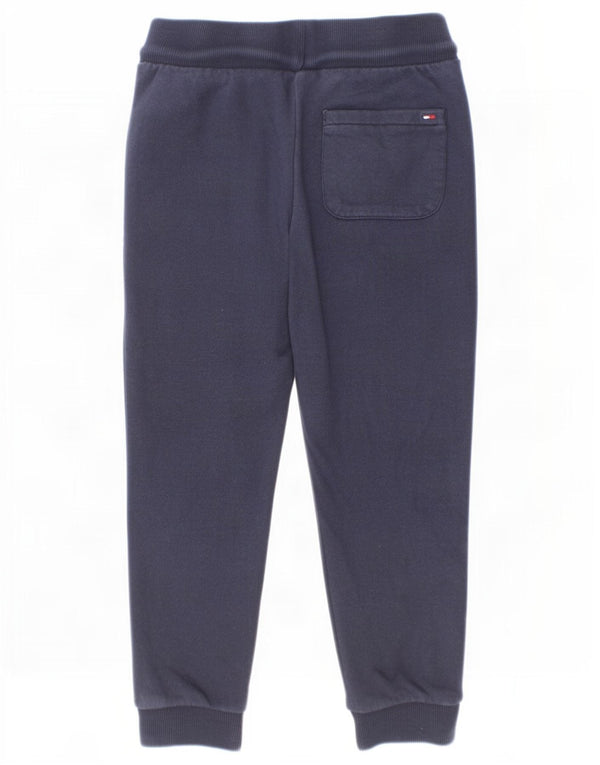 Tommy Hilfiger Ragazzi Pantaloni da tuta con grafica Joggers 5-6 anni Blu navy
