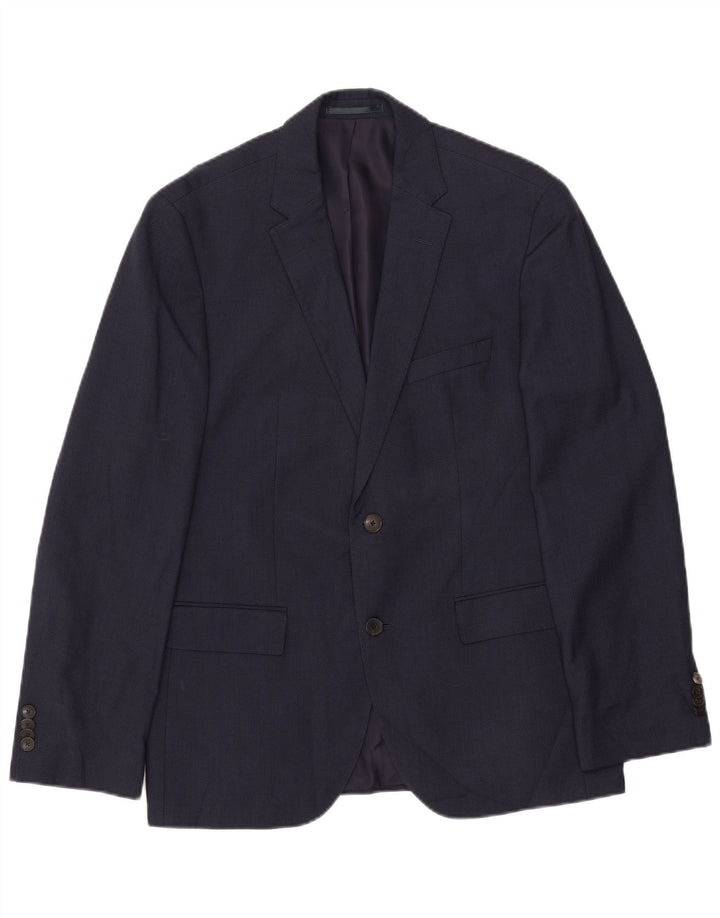 Giacca blazer da uomo a 2 bottoni HUGO BOSS IT 50 Large blu navy