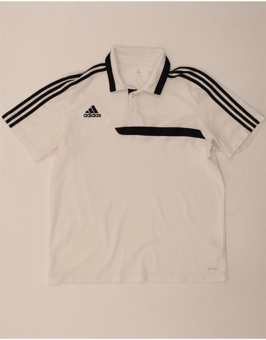 Polo ADIDAS da uomo Climalite XL poliestere color block bianco