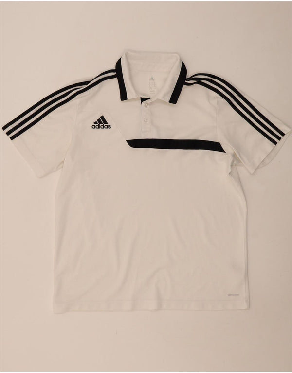 Polo ADIDAS da uomo Climalite XL poliestere color block bianco