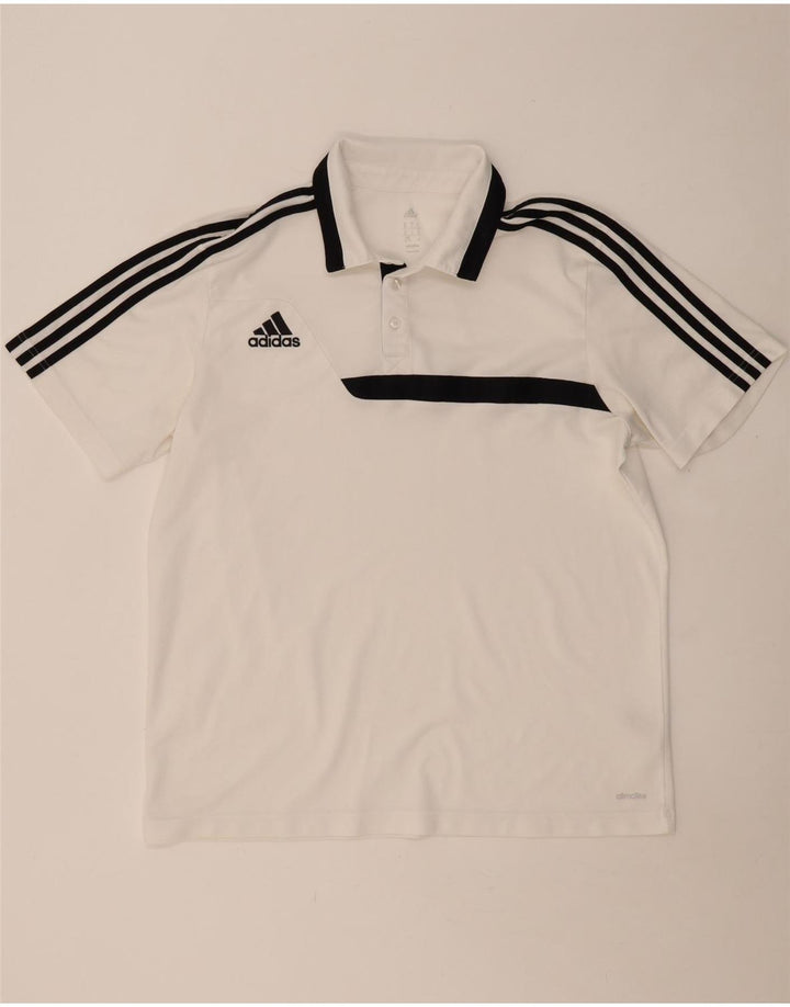 Polo ADIDAS da uomo Climalite XL poliestere color block bianco