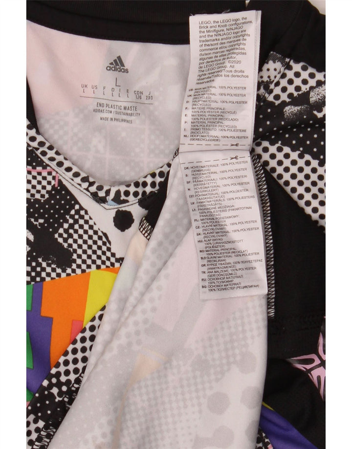 T-shirt grafica da uomo Adidas Top grande multicolore