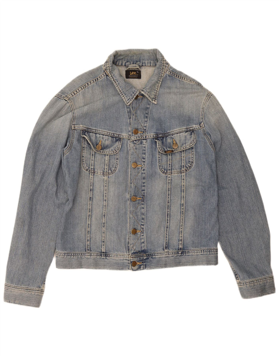 Giacca in denim da uomo Lee UK 42 XL cotone blu