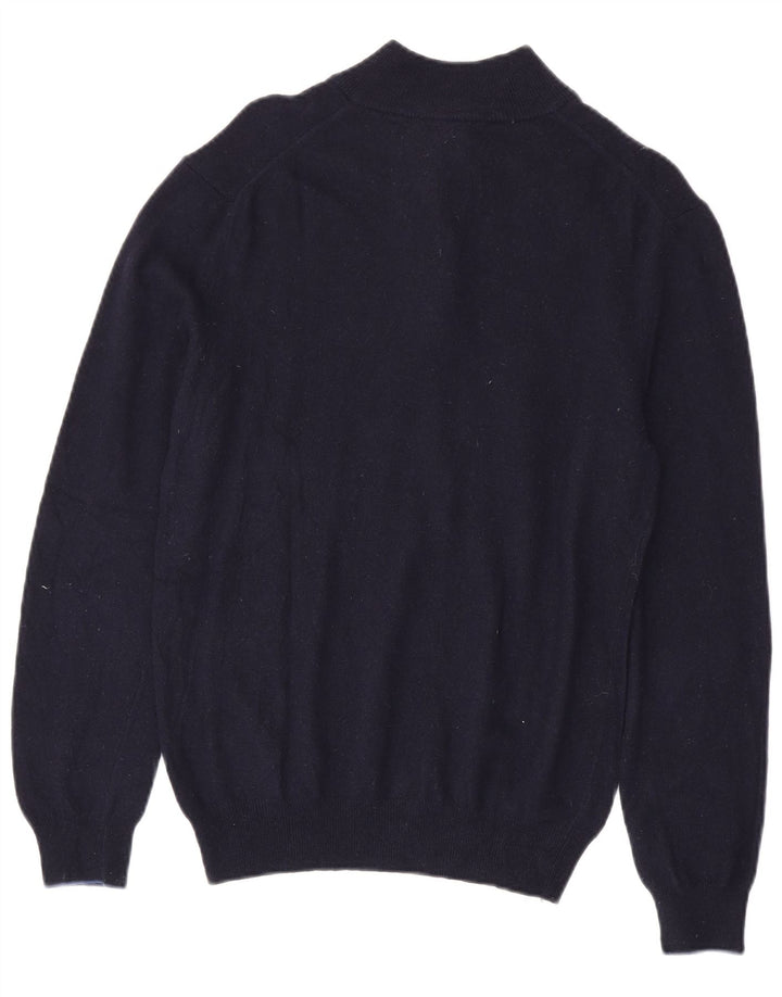 Maglione da donna Harmont & Blaine con collo con zip UK 12 Lana medio blu navy