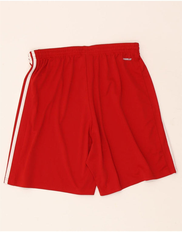 Pantaloncini sportivi Adidas Aeroready da uomo di grandi dimensioni in poliestere rosso
