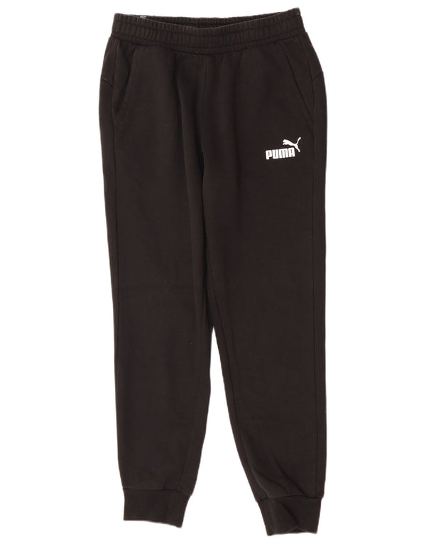 Pantaloni da tuta da uomo Puma Joggers Medium Black Cotton