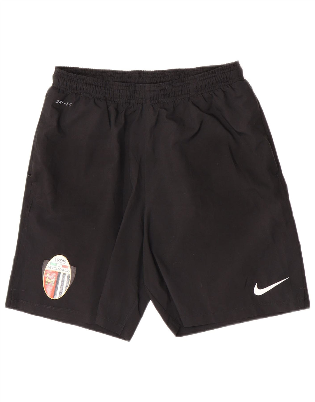 Pantaloncini sportivi Nike Ascoli Calcio 1898 da uomo, grandi, in poliestere nero