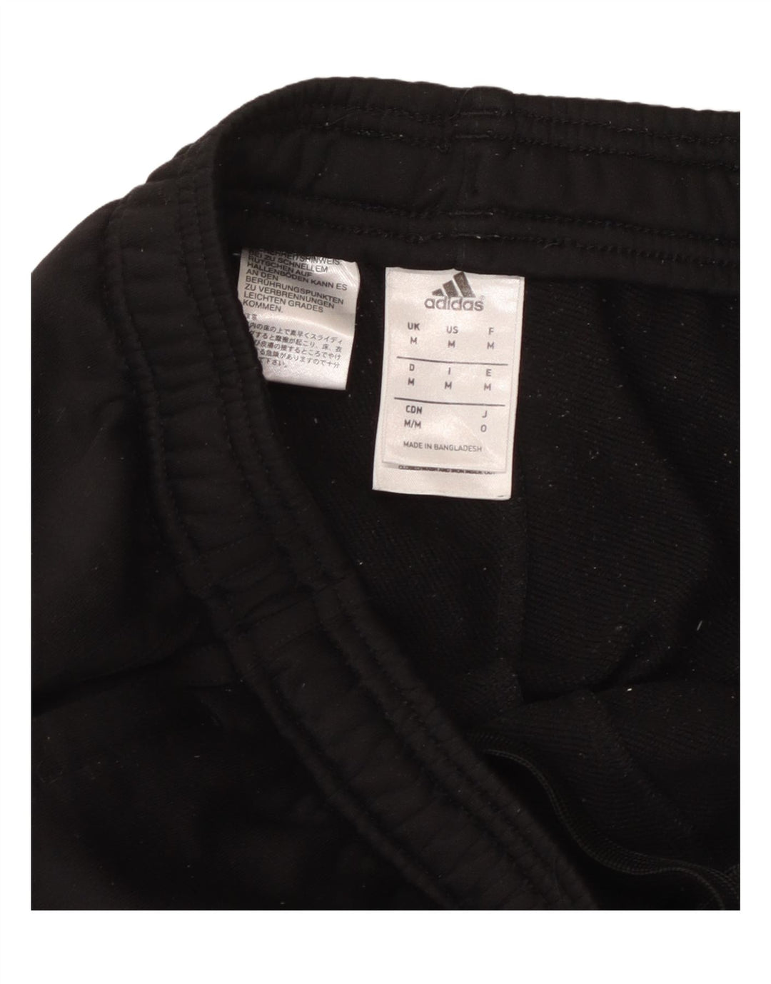 Pantaloni da tuta da uomo ADIDAS medio nero in poliestere