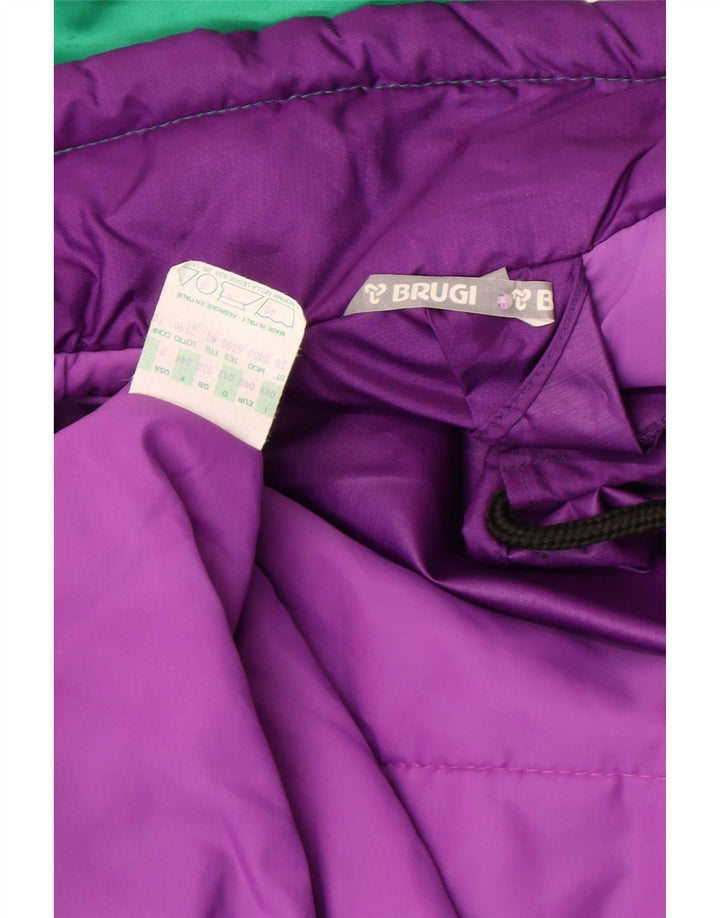 Tuta da sci da donna Brugi IT 48 XL Verde Colourblock Poliestere Retro