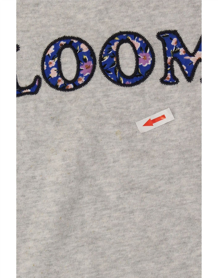 Felpa grafica da donna Marks & Spencer UK 10 Small Grey Flecked