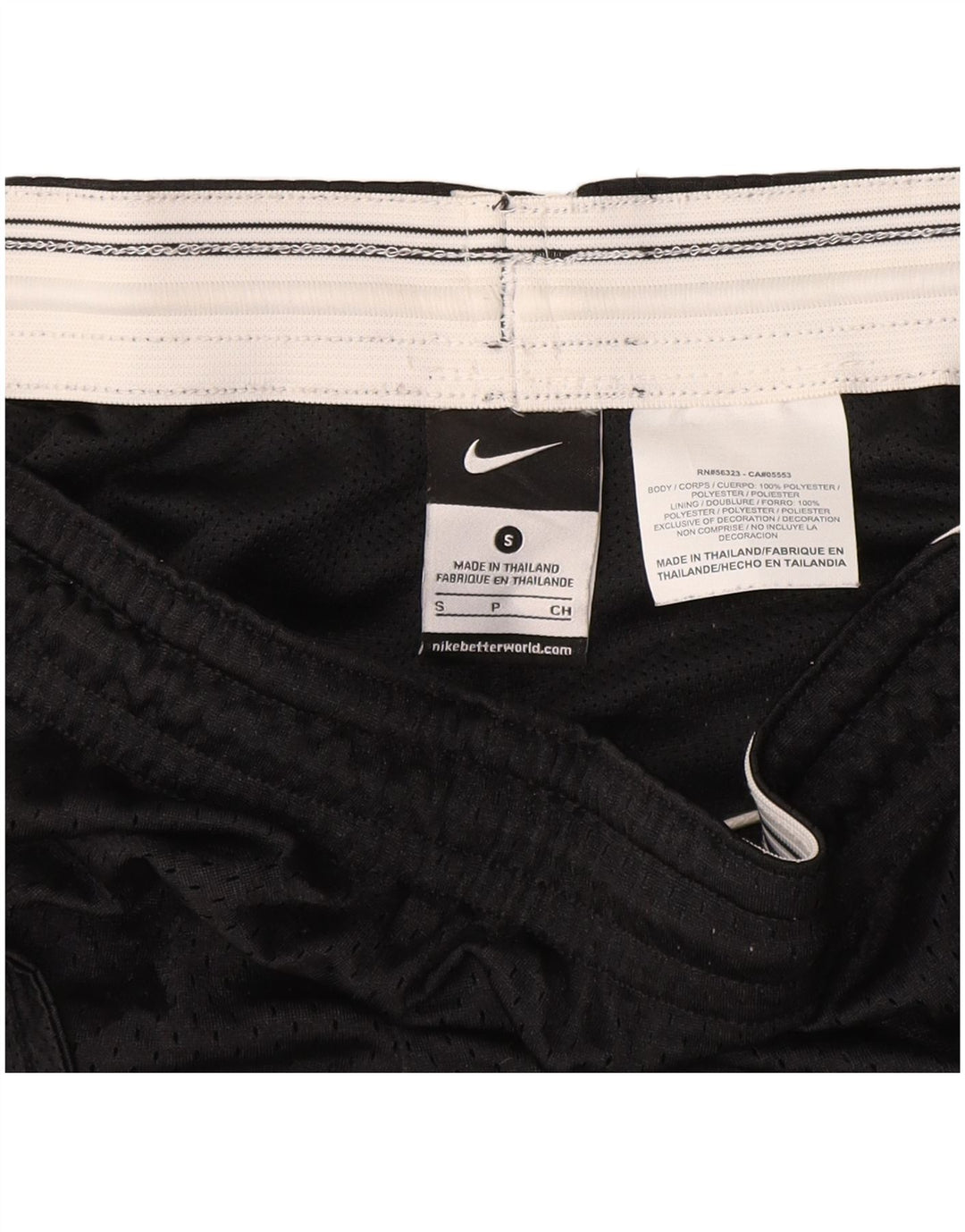 Pantaloncini sportivi da donna NIKE UK 10 piccoli poliestere nero