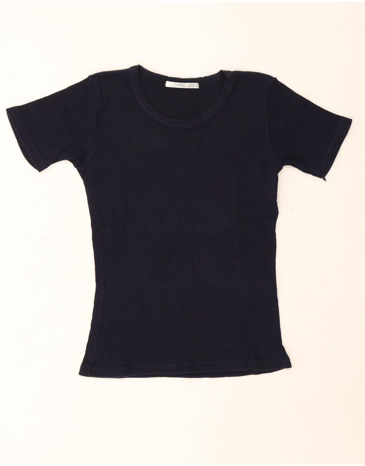 Maglietta da donna Marks & Spencer Top UK 10 Small Blu Navy