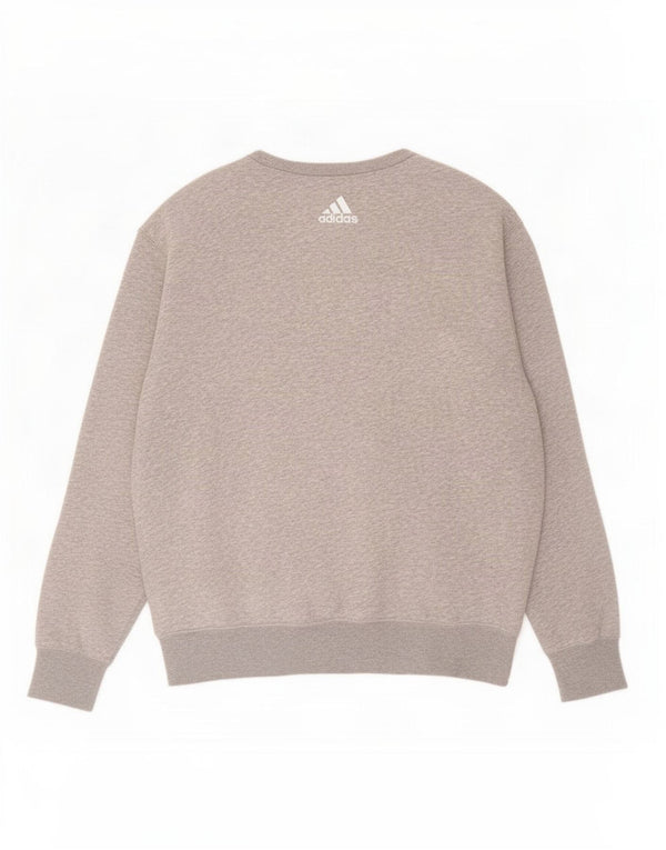 Felpa grafica da uomo Adidas Vegas Golden Knights, maglione XL, cotone grigio