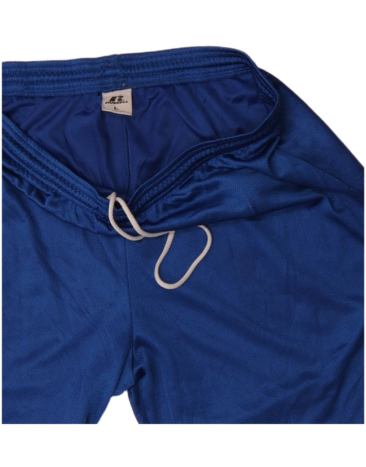Pantaloncini sportivi da uomo RUSSELL ATHLETIC grandi in poliestere blu