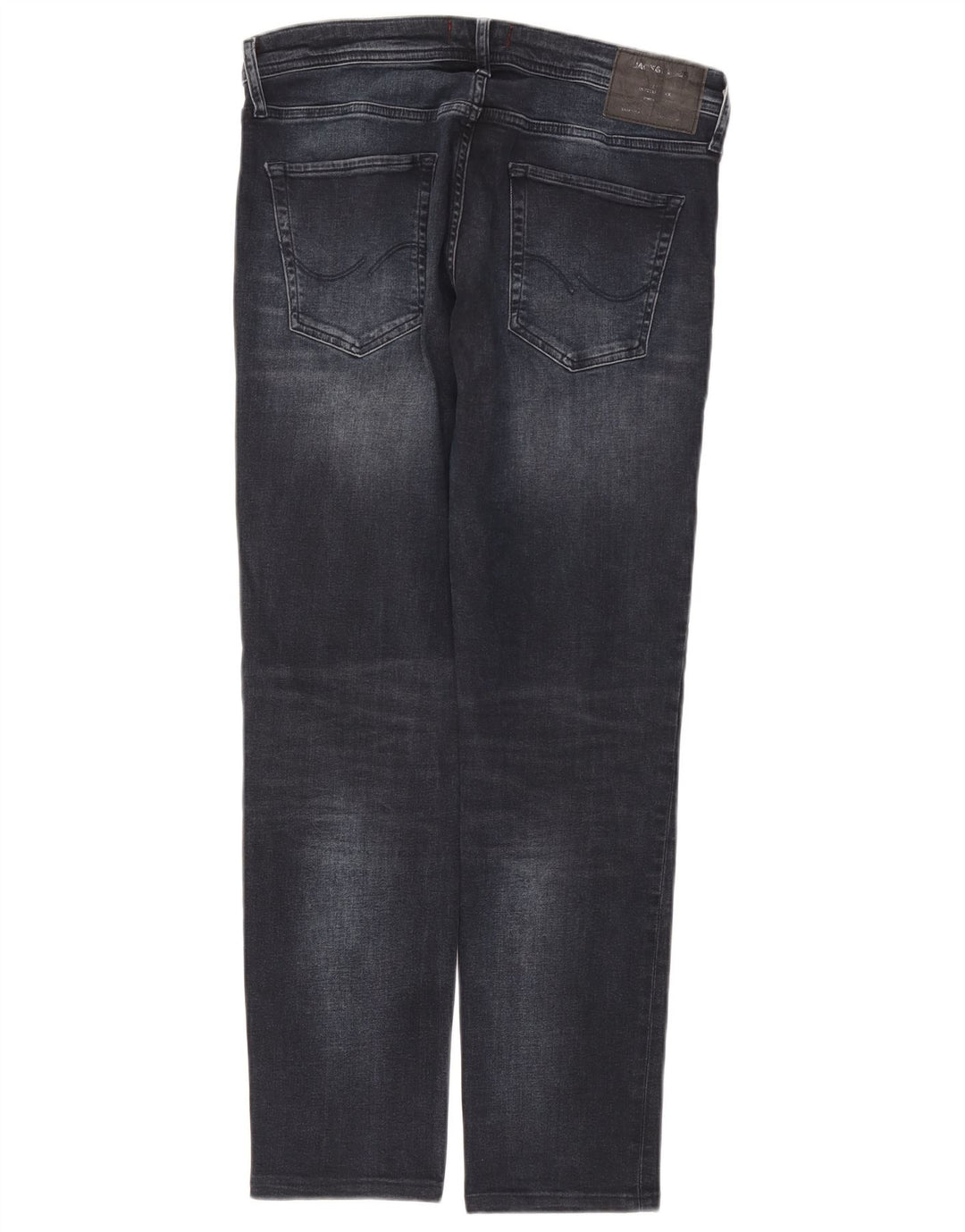 Jack & Jones Uomo GLENN Slim Jeans W33 L32 Blu Navy Cotone