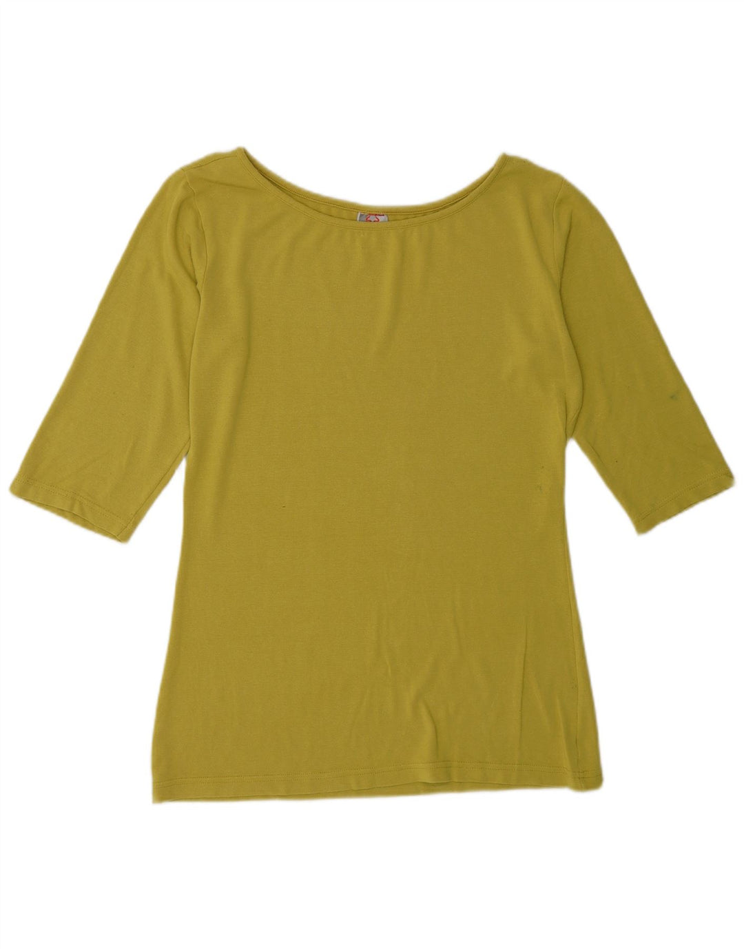 Maglia da donna Stefanel manica 3/4 UK 14 verde medio