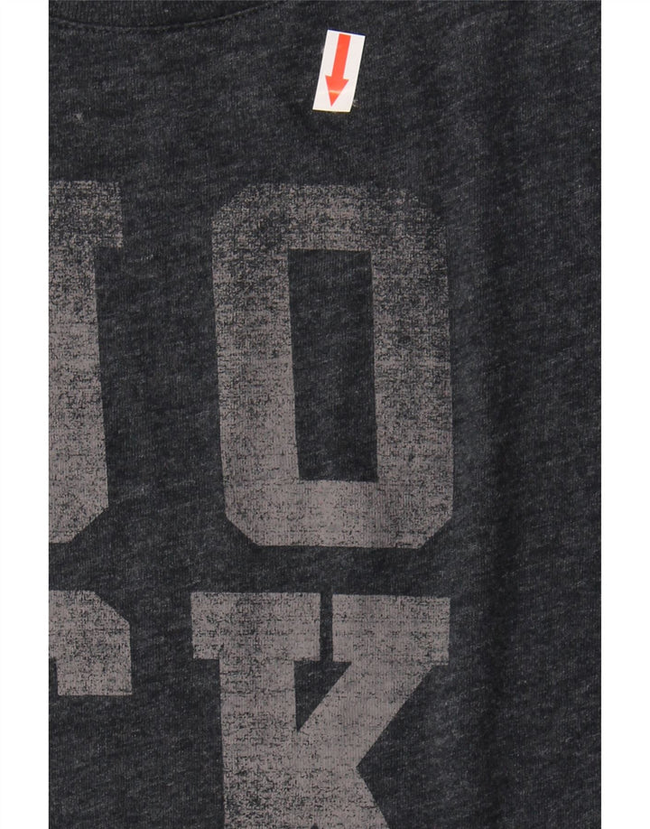 Maglietta grafica da donna Under Armour Heat Gear Top UK 10 piccola grigia