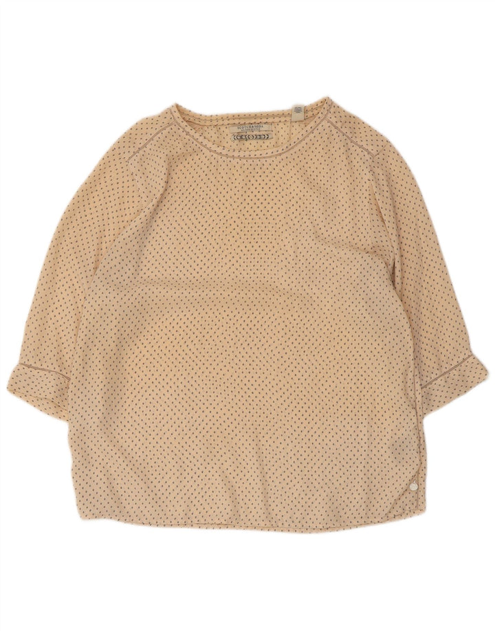 Camicetta da donna con maniche a 3/4 Scotch & Soda US 3 Small Beige maculato