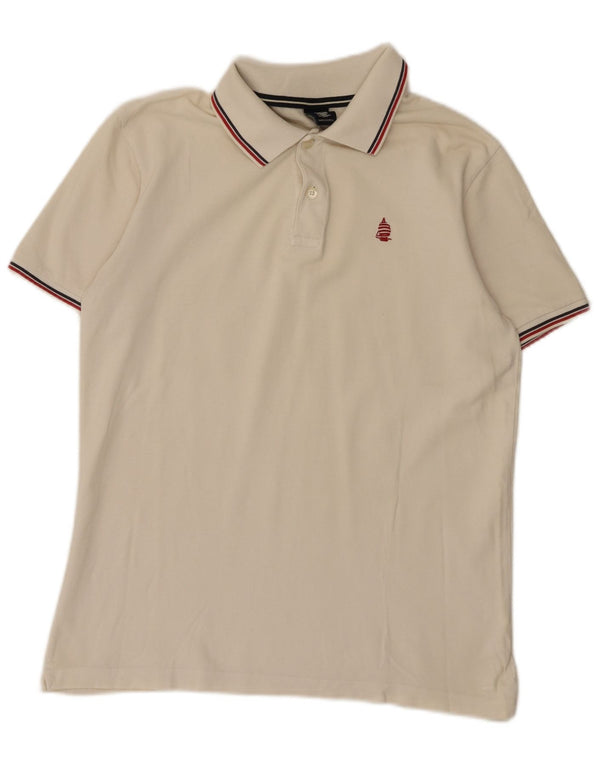 Polo da uomo Marina Yachting in cotone bianco medio