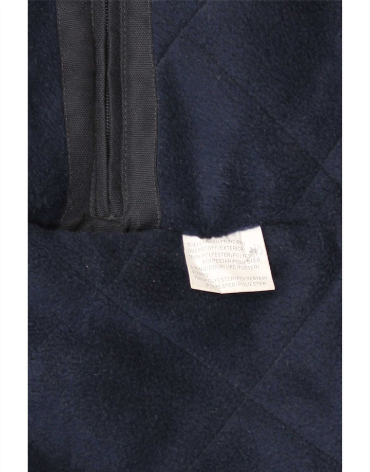 Giacca a vento vintage da uomo UK 42 XL poliestere blu navy