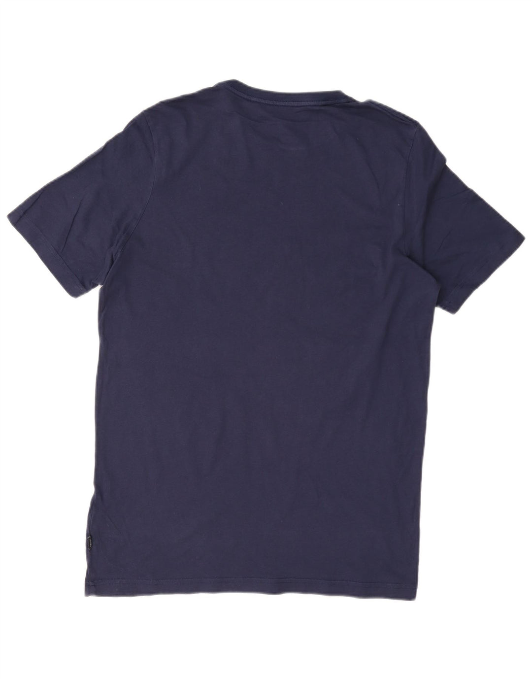 T-shirt grafica da uomo Puma Top in cotone blu navy medio