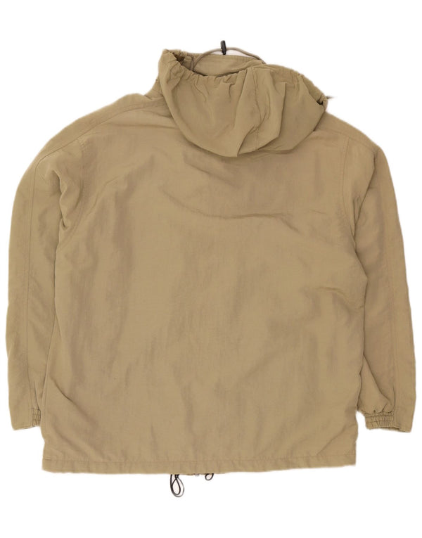 Giacca antipioggia da uomo Diadora vestibilità ampia con cappuccio UK 36 Small Khaki Sports