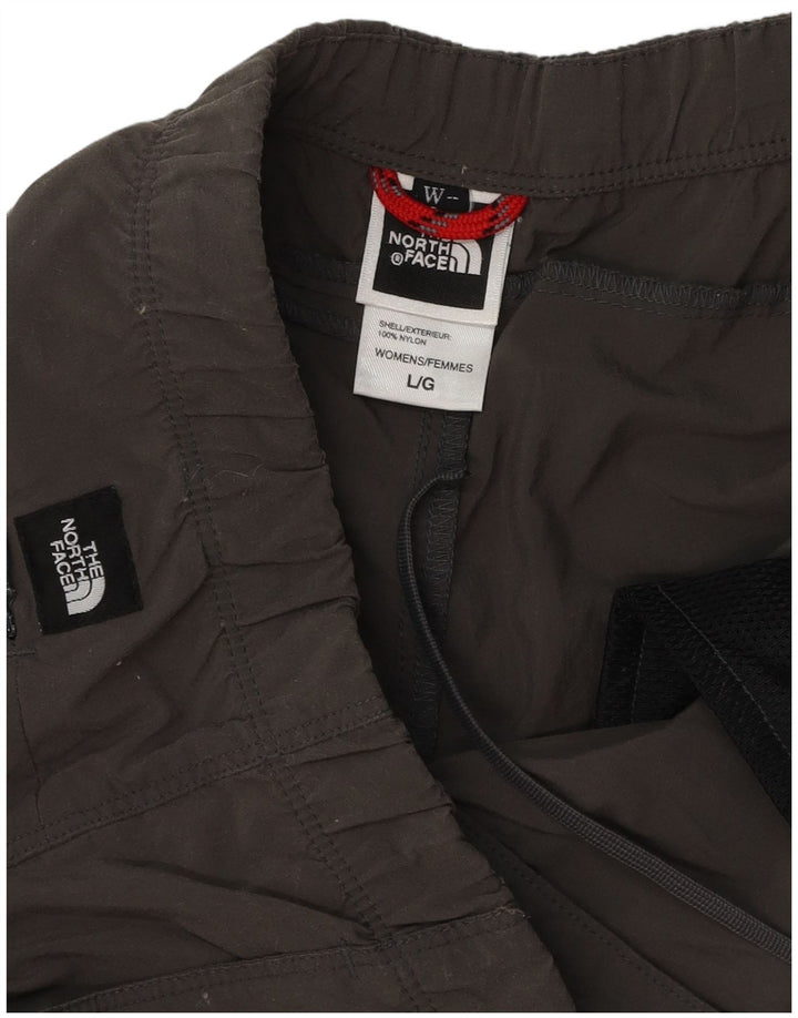 THE NORTH FACE Pantaloni cargo dritti da donna grandi W32 L30 nylon grigio