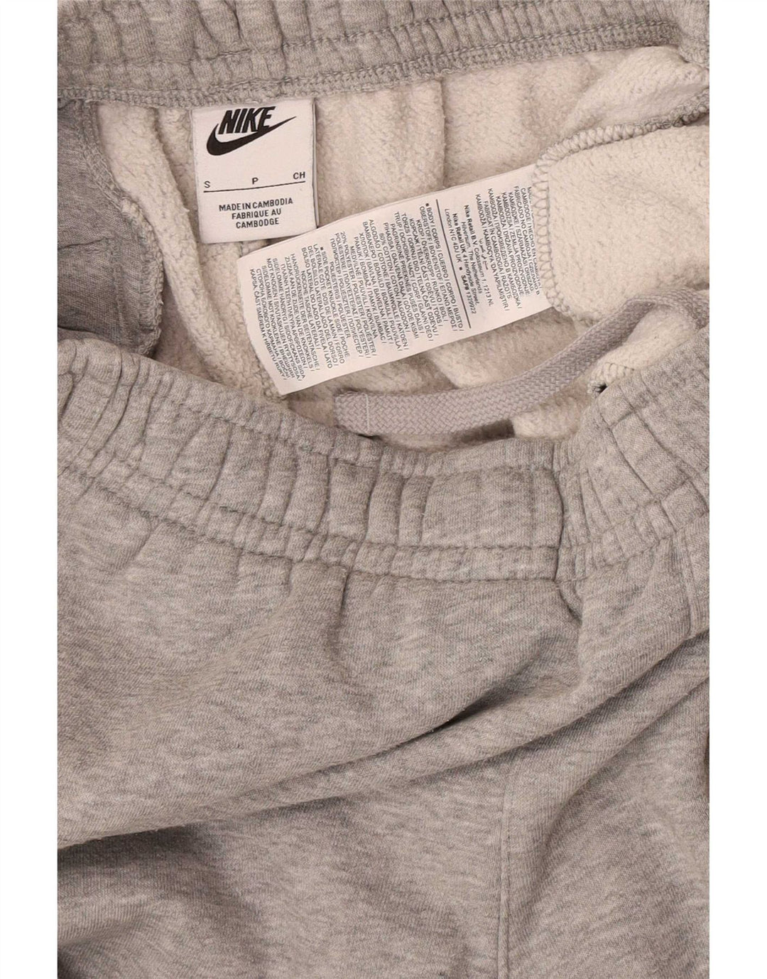 Pantaloni da tuta da uomo Nike Joggers piccoli in cotone chiazzato grigio