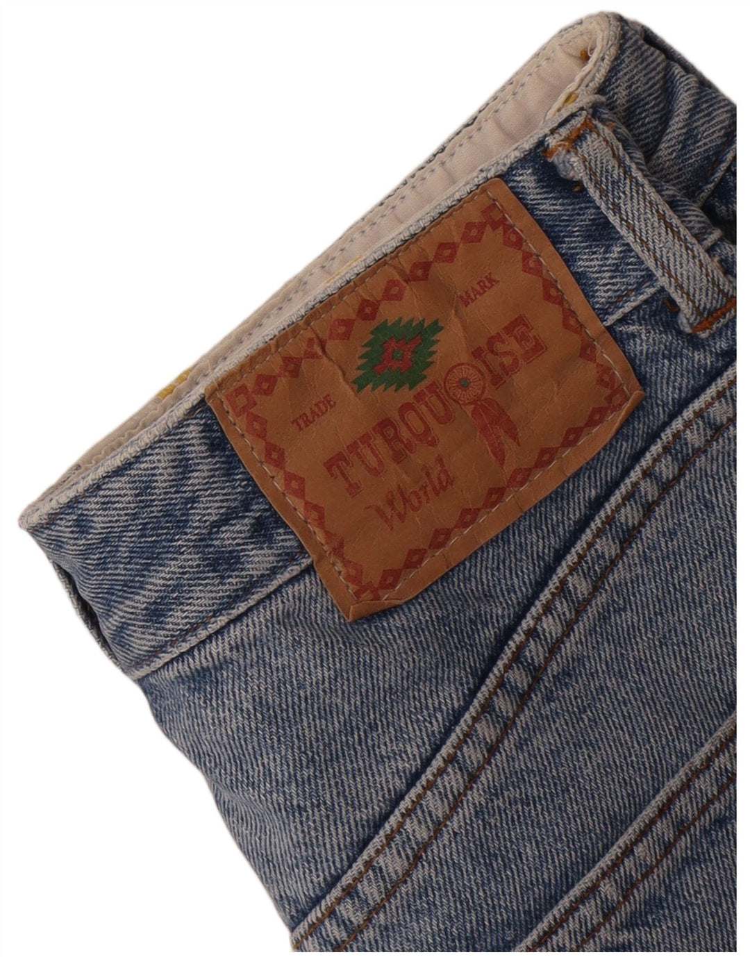 Pantaloncini di jeans vintage da donna W26 piccoli blu