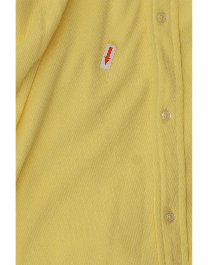 Ralph Lauren Camicia da uomo in rete leggera piuma di grandi dimensioni in cotone giallo