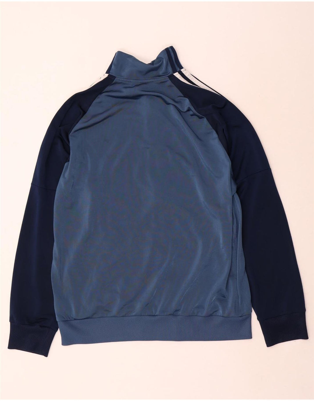 Giacca da ginnastica da uomo Adidas grande color block blu navy